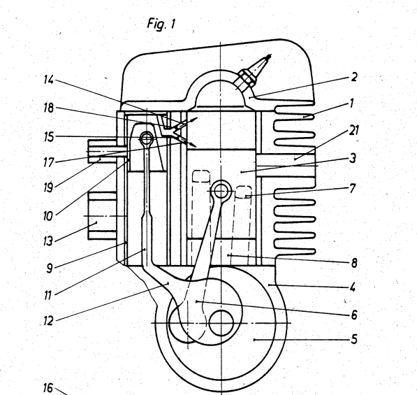 Prototype MZ ETZ 150 à injection Patent10