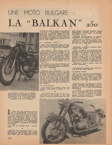 Les motos Balkan