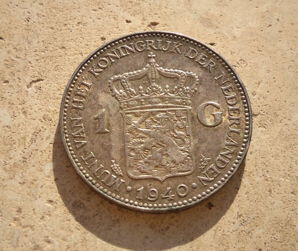 Paises Bajos. 1 Gulden 1940 Wilhelmina  219