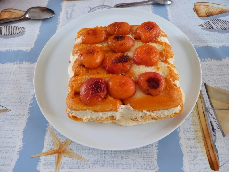 Tiramisu aux abricots  20220618