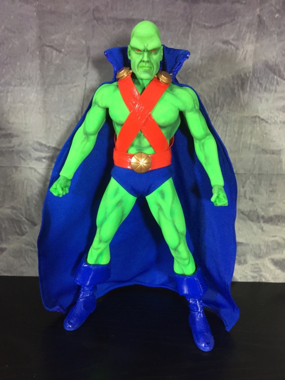 Martian Manhunter (with Colored Phicen Body)  Img_0111
