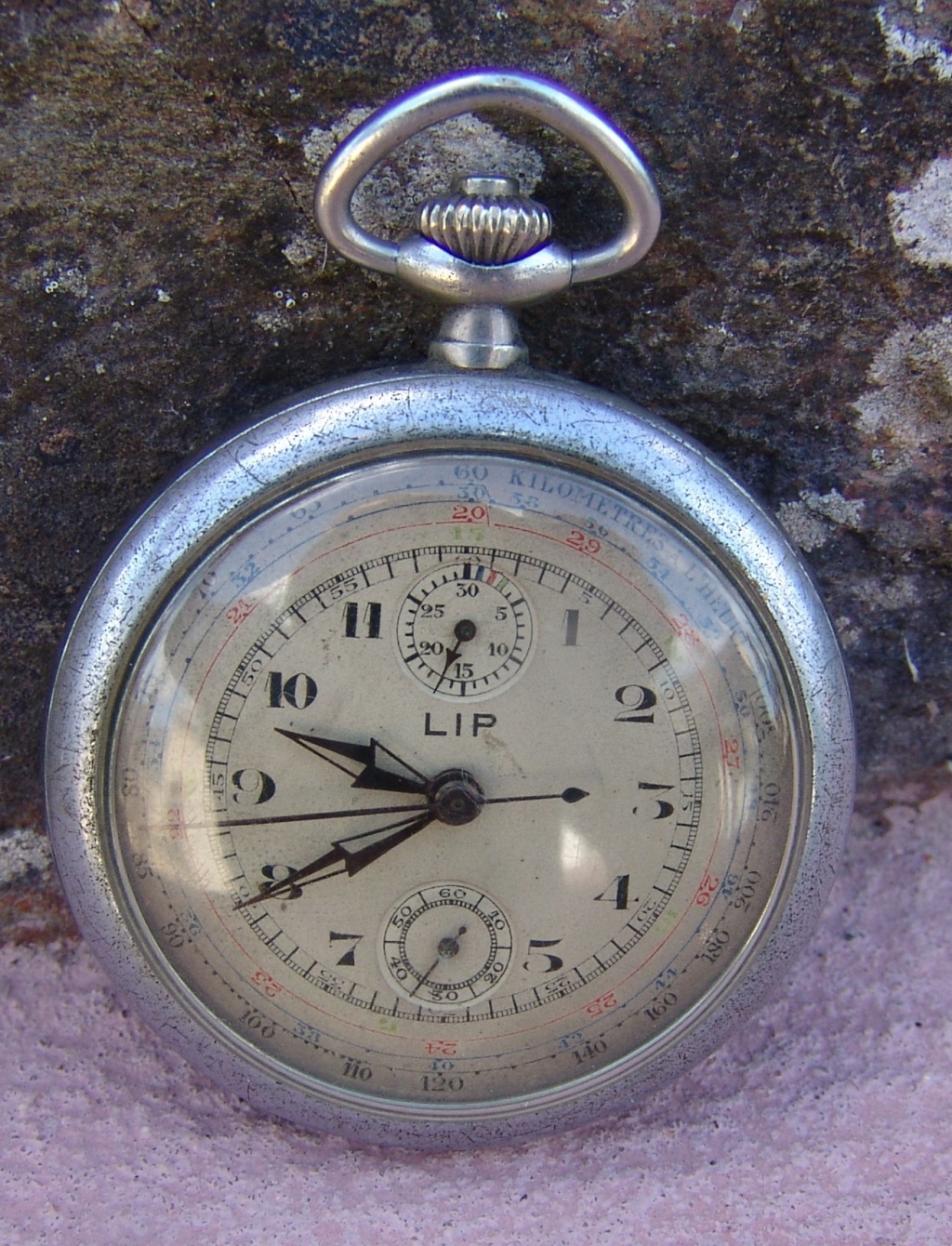 Chronométre tachymètre Lip, vers 1900/1920 + mise à l'heure Dsc08347