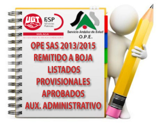 OPE SAS 2013/2015 REMISION A BOJA LISTADO PROV APROBADOS AUX ADMINISTRATIVO Aproba10