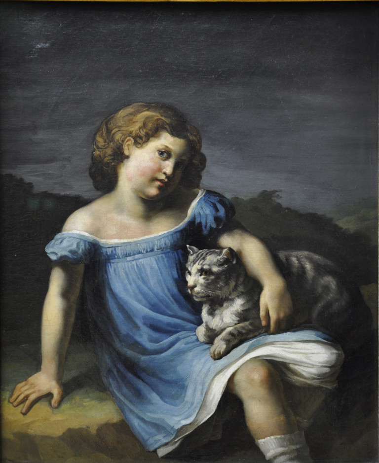 Les chats dans les peintures Louise11