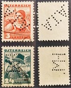 Lochung auf Briefmarken - Perfin - Österreich Marke_12