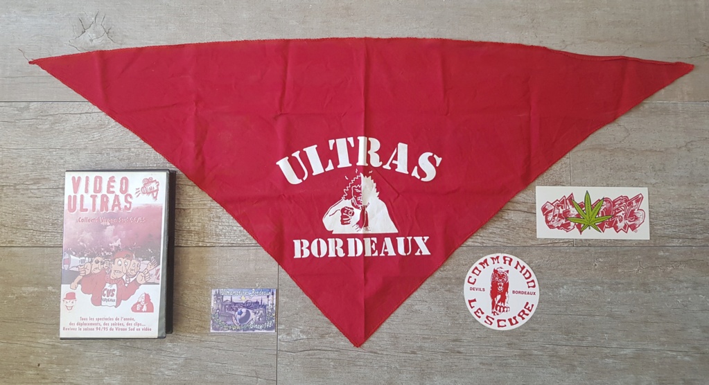 [Echange]  foulard, k7, carte abonnement et stickers ULTRAS Bordeaux 20210711