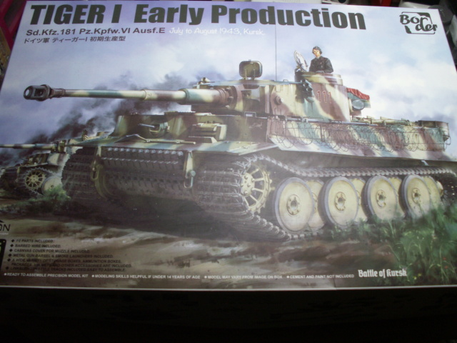 Bataille de Koursk - Tiger I early production - Border - 1:35 Pict0335
