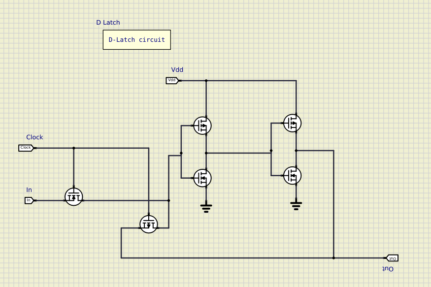 Subcircuit not created Dlatch10