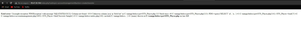 [Web] Error a crear player en ot Fallo_12