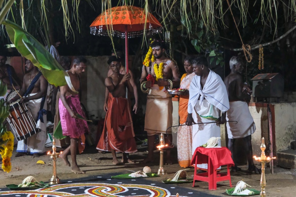 Une cérémonie originale à Munroe Island, au Kerala : l'homme qui se prenait pour un serpent ! _dsf8315
