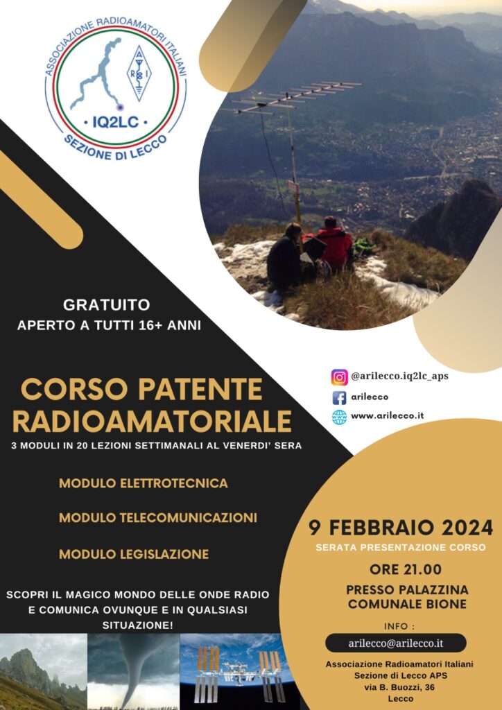 ARI Lecco - Corso Patente Radioamatoriale 2024 Corso211