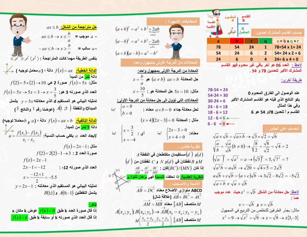 مفكرة في الرياضيات مستوى الرابعة متوسط  Aioo_a11