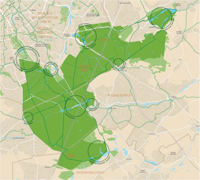 La Forêt de Soignes sous la sellette.... Kaart-10