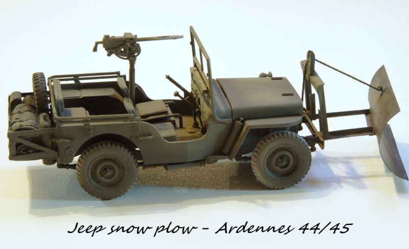 Jeep snow plow - Base Tamiya + conversion Minor Models et Plus Model - 1/35 Imgp6557