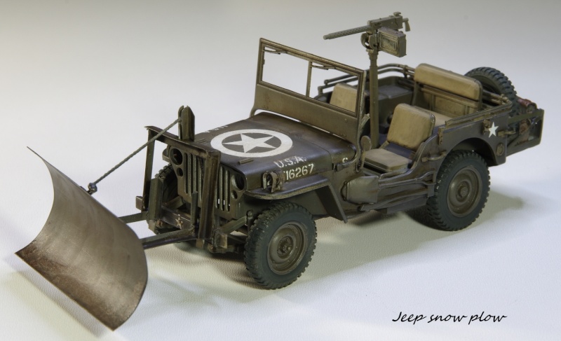 Jeep snow plow - Base Tamiya + conversion Minor Models et Plus Model - 1/35 Imgp6566