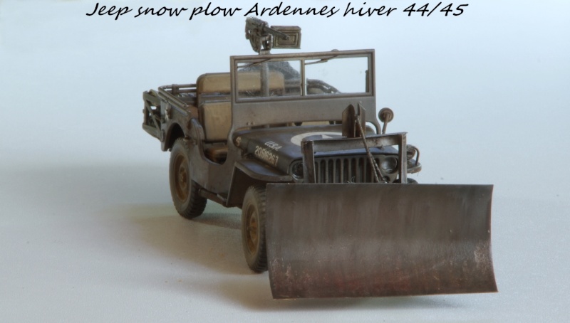 Jeep snow plow - Base Tamiya + conversion Minor Models et Plus Model - 1/35 - Page 2 Imgp6572
