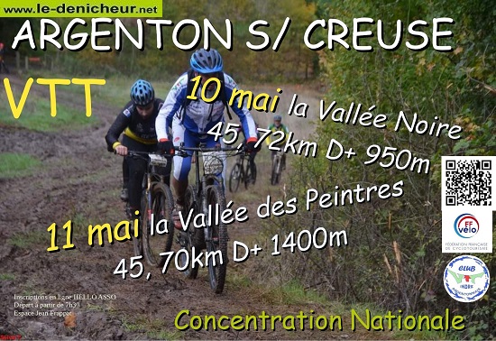 e09 - Du 9 au 11 mai - ARGENTON /Creuse - Concentration Nationale VTT, Gravel, Route 000_112