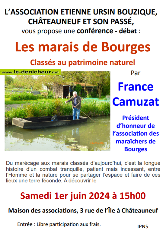 f01 - SAM 01 juin - CHATEAUNEUF /Cher - Les marais de Bourges [conférence] ° 06-01_10