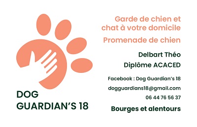 s02. BOURGES - DOG GUARDIAN'S 18 - Services de Pet sitting - Promenade de chiens Carte_10