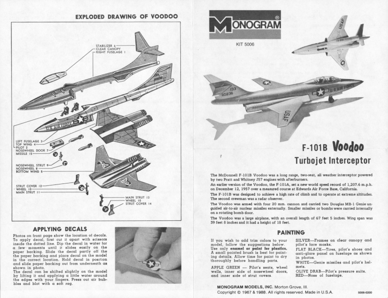 [Monogram] (1/110) McDonnell F-101B Voodoo (série Mini Masterpieces) Mcdonn11