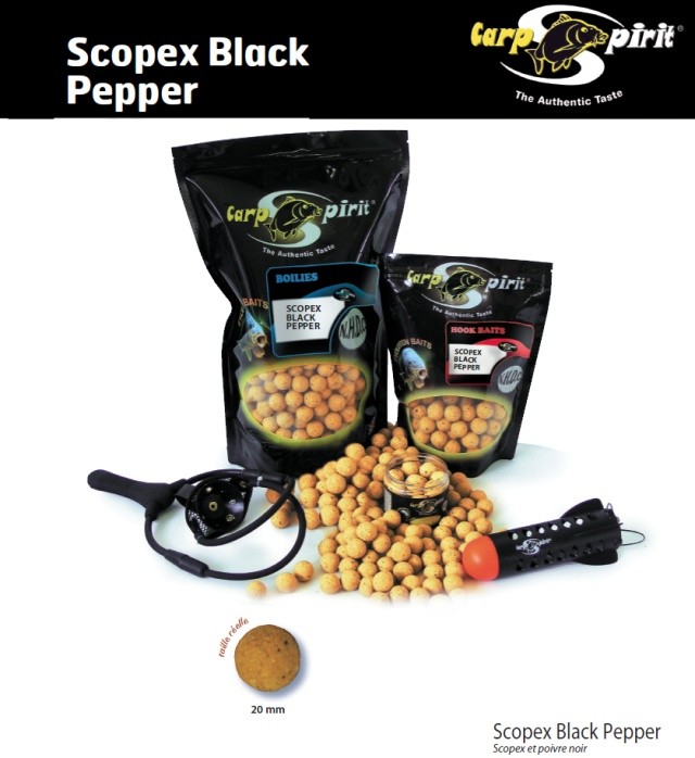 Bouillettes CARP SPIRIT "scopex black pepper" Scoppe10