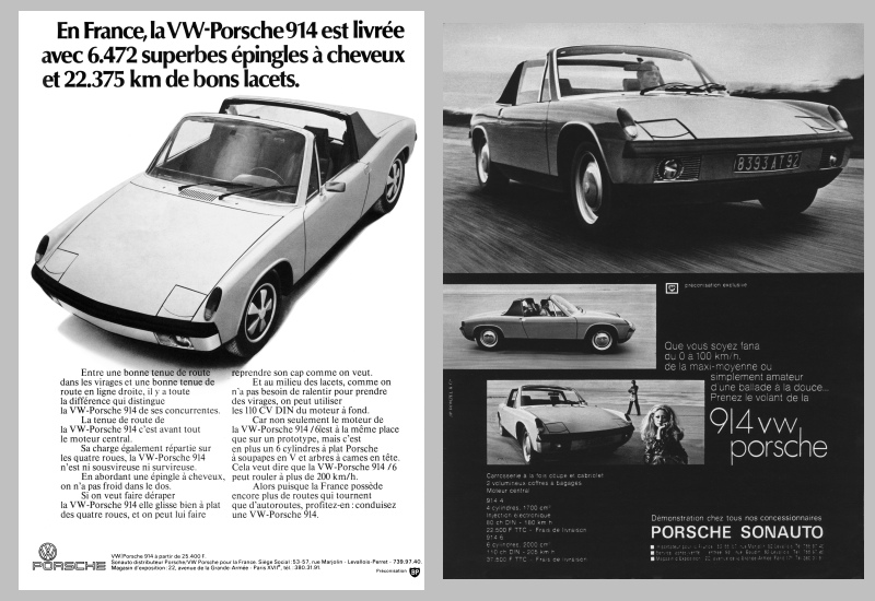 Publicités d'époque: Porsche 914 France Planch12