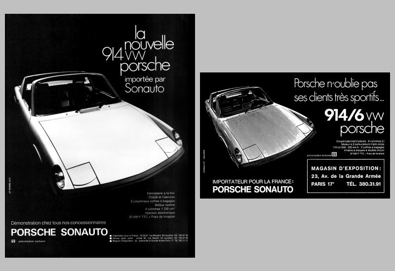 Publicités d'époque: Porsche 914 France Planch16