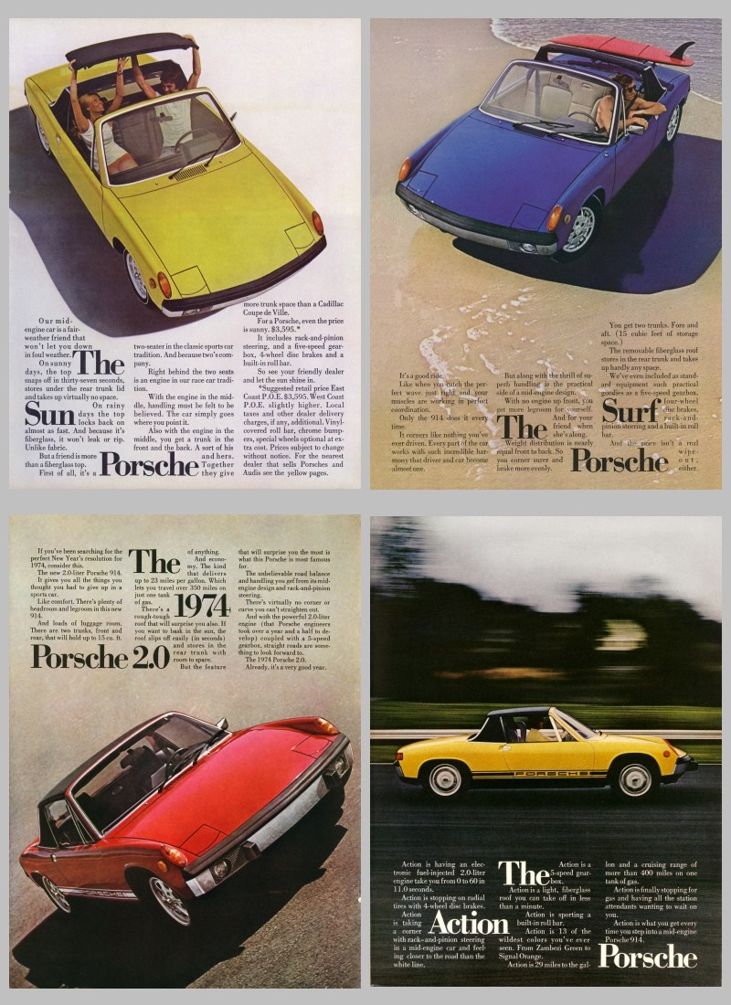 Publicités d'époque: Porsche 914 USA Planch18