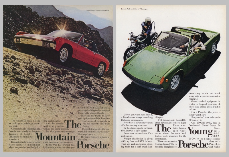 Publicités d'époque: Porsche 914 USA Planch20