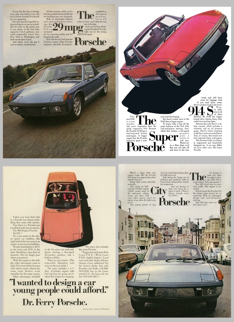 Publicités d'époque: Porsche 914 USA Planch21
