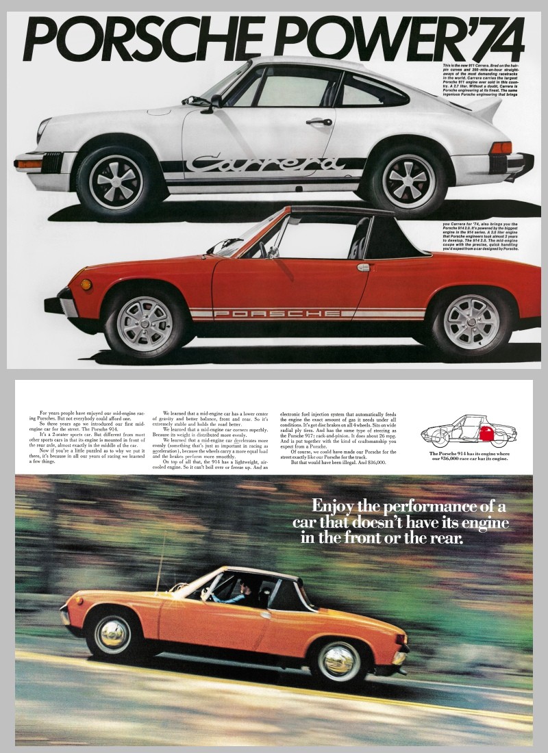 Publicités d'époque: Porsche 914 USA Planch27