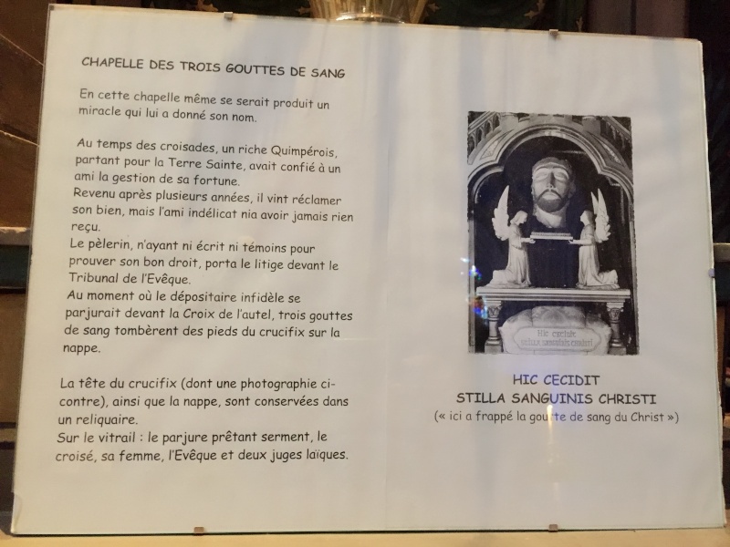 La Chapelle Des Trois Gouttes De Sang Quimper - 