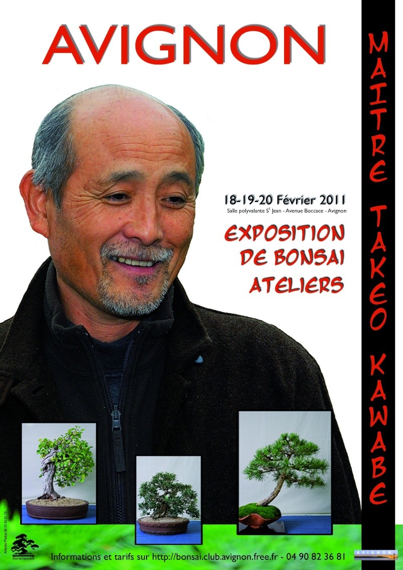 Mr Takeo Kawabe en Avignon fevrier 2011 Affich11