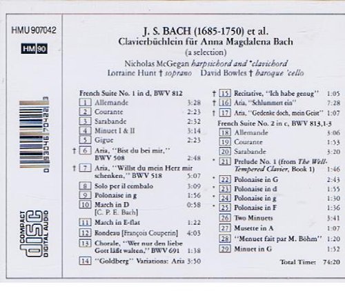 Le Petit Livre d'Anna Magdalena Bach 51vgzq10