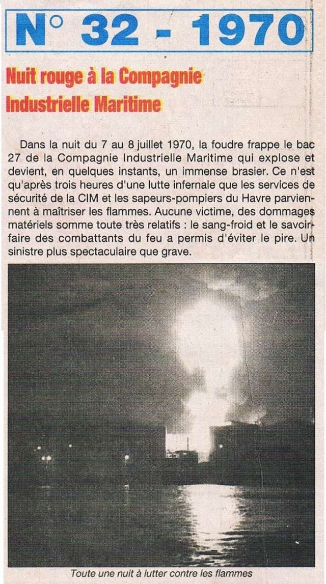 1970 - Incendie CIM, Usines Gruchet ... 1995-017