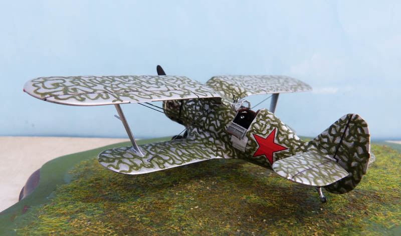 Polikarpov I153 Chaika sur le Khalkhin Gol, en Mongolie - Base Heller. 1/72 (VINTAGE) I153_714