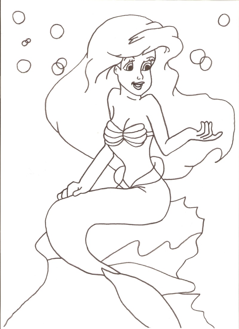 Voiçi mes dessins sur La Petite Sirène !!!! Dessin10