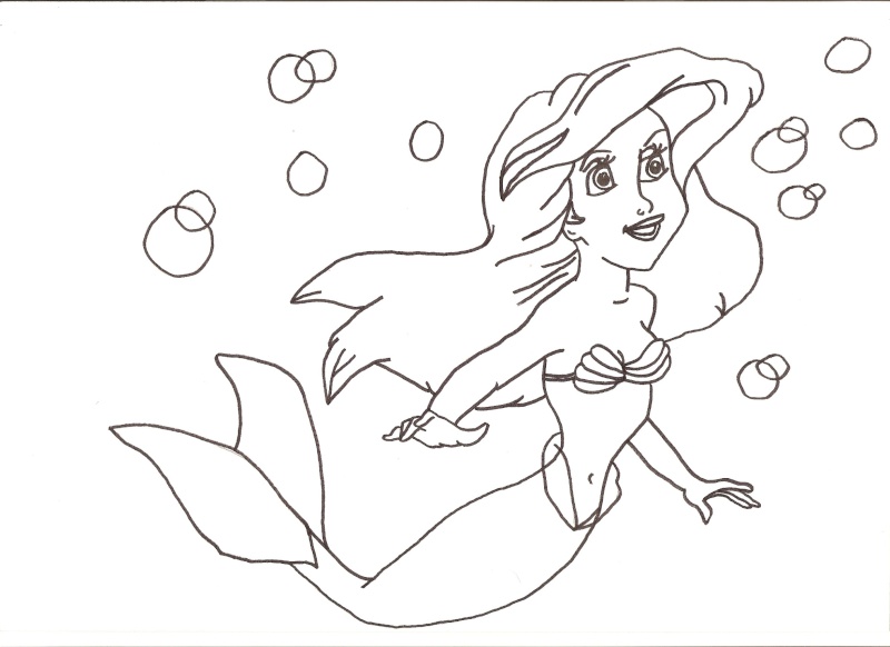Voiçi mes dessins sur La Petite Sirène !!!! Dessin11