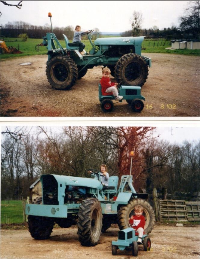 Les tracteurs à pédales Captu865