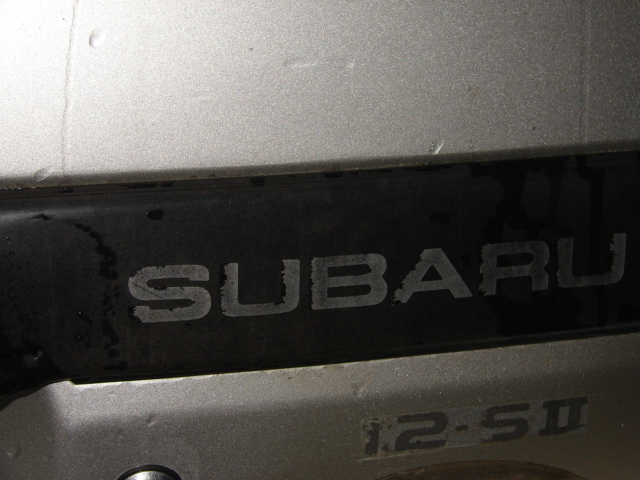 Subaru Justy 1.2L 4wd "WINTER DAILY"   DEAD  - Page 2 Dsc04011