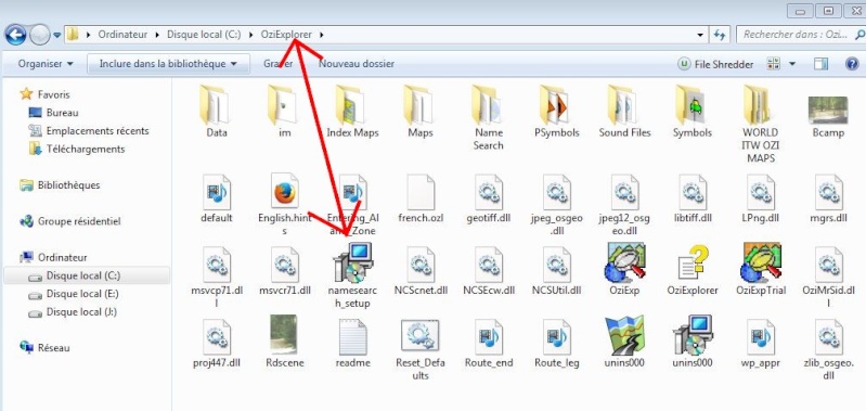 OziExplorer et ses liaisons cartographiques Captur23