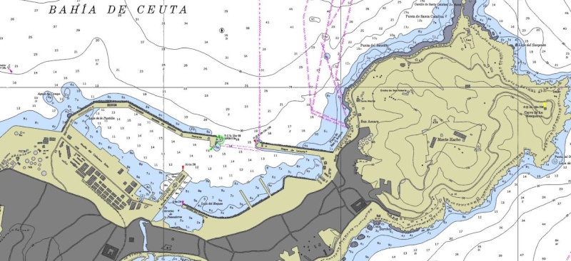 Cartes Marines - Nautical Maps - Cartas Nauticas - Page 4 Ceuta10