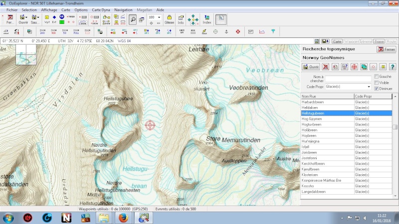 OziExplorer et ses liaisons cartographiques Ozi210