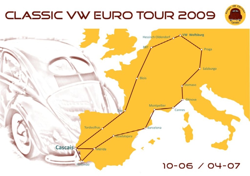CLASSIC VW EUROTOUR 2009........ Mapa1-10