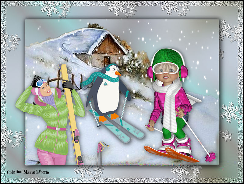 Défi semaine du 25 Janvier / Pingouin en ski Chez_d37