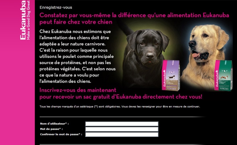 Un sac EUKANUBA pour chien gratuit Eukaba11