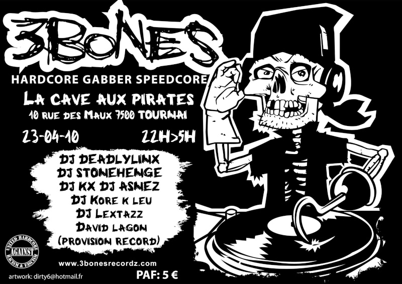 23/04 - 3BONES PARTY @ La Cave Aux Pirates Fly3bo10