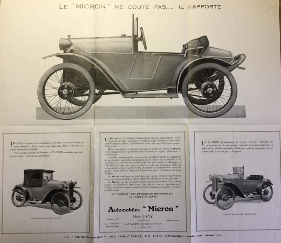 LE MICRON cyclecar - Page 3 49781610