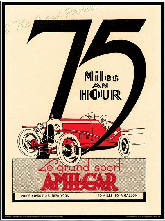 AMILCAR Cyclecar Voiturettes Grand Sport  " CHAPITRE 2 " - Page 22 Affich10