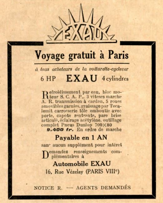 exau - EXAU cyclecar Exau_m10